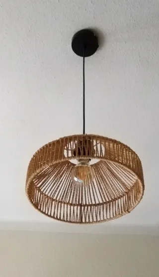 Lámpara de techo estilo boho chic