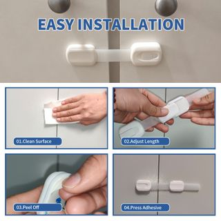 Pack 10 Cierres Seguridad Infantil Adhesivos