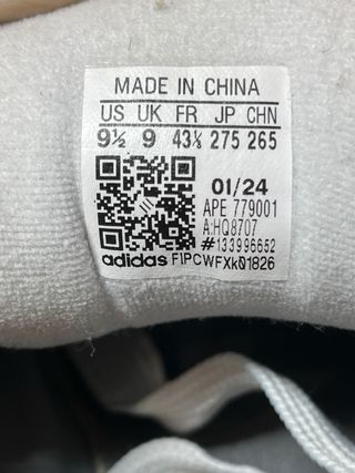 Adidas Campus Grises Talla 43 1/3