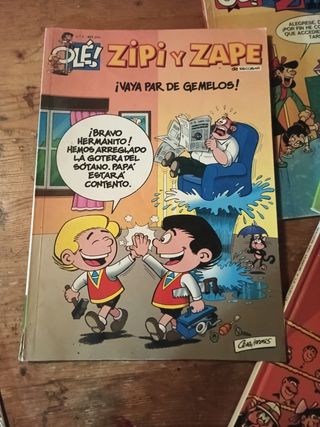 LOTE DE 5 TEBEOS DE ZIPI Y ZAPE