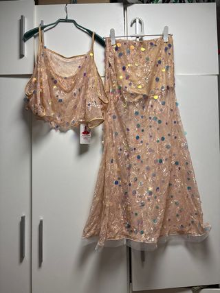 Disfraz danza vientre lentejuelas