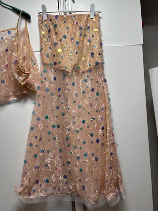 Disfraz danza vientre lentejuelas