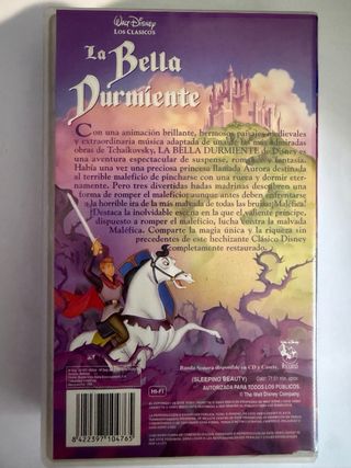 La Bella Durmiente VHS Disney Clásicos
