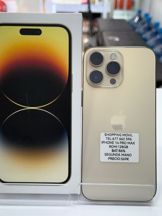 iPhone 14 Pro Max 128GB Oro con fattura garantita