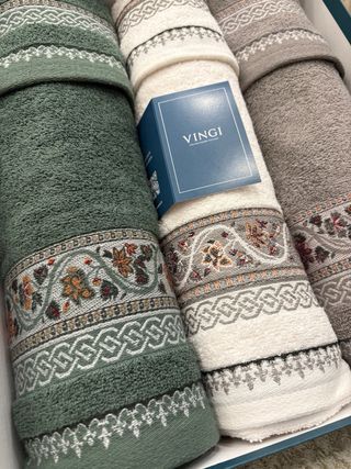 Set 6 Asciugamani Cotone Vingi