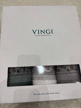 Set 6 Asciugamani Cotone Vingi