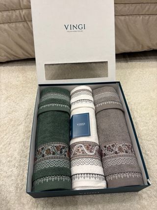 Set 6 Asciugamani Cotone Vingi