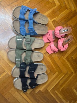 Pack 4 pares de sandalias nuevas