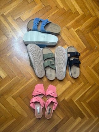 Pack 4 pares de sandalias nuevas
