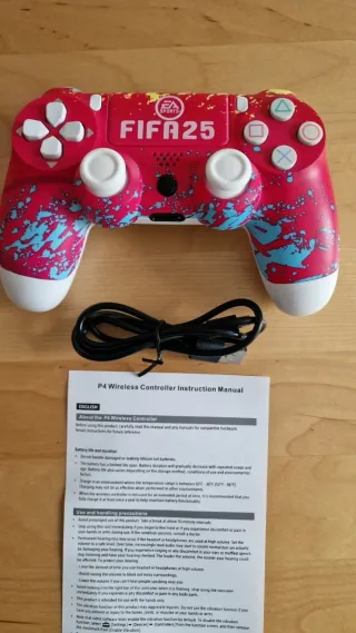 Mando para PS4 personalizado FIFA en rosa