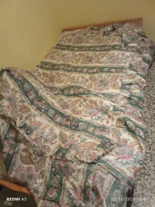 Colcha cama pequeña multicolor