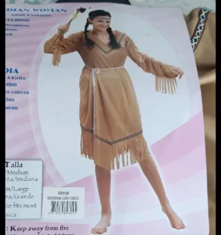 Disfraz India Adulto Talla Única