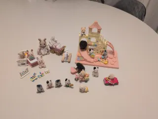 Parque Sylvanian Families + Familia Conejos