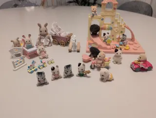 Parque Sylvanian Families + Familia Conejos