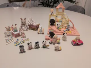 Parque Sylvanian Families + Familia Conejos