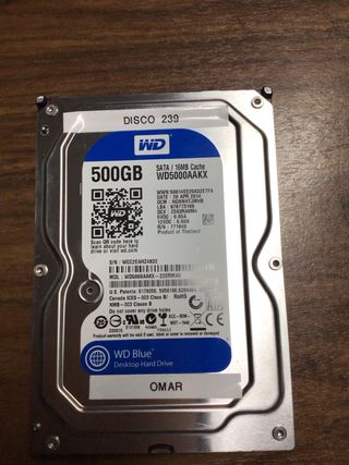 Disco Duro WD 500GB SATA 6Gb/s