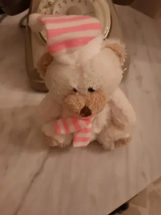 Portachiavi a forma di orsetto di peluche