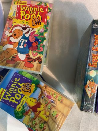 Lote 7 VHS Disney Clásicos (Español)