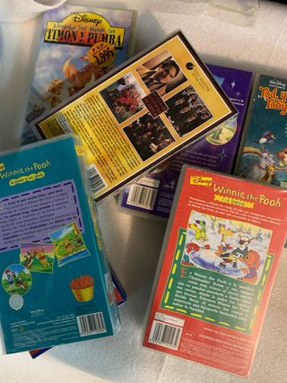 Lote 7 VHS Disney Clásicos (Español)
