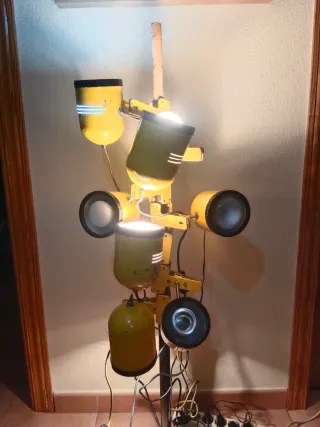 7 Flexos Pinza Vintage Amarillo XL