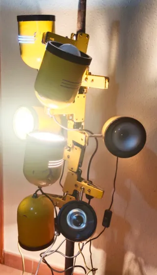 7 Flexos Pinza Vintage Amarillo XL