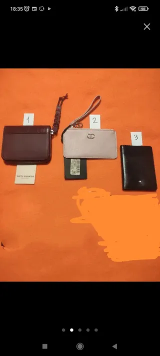 Cartera Scotch & Soda, billetero Montblanc