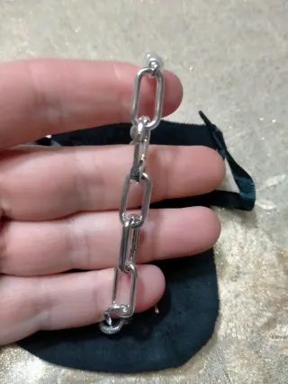 Bracciale Pandora Catena e Perle Argento 18cm