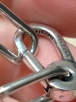 Bracciale Pandora Catena e Perle Argento 18cm