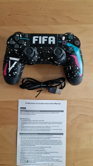 Mando para PS4 Personalizado FIFA en Negro