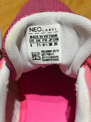 Zapatillas Adidas Neo Lite Rosa y Plata