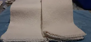 Set di due asciugamani in fiandra