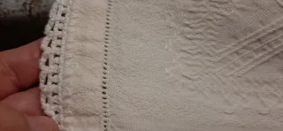 Set di due asciugamani in fiandra