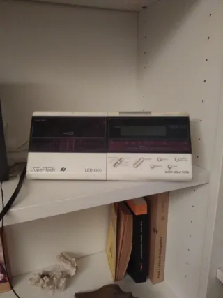 Radiocasete despertador Supertech LED 1005