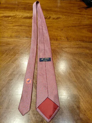 Corbata de seda Lester rosa y lila