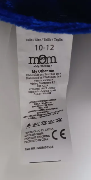 Disfraz Payaso Colorines Niña Talla 10-12