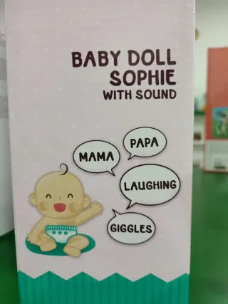 Muñeca Baby Doll Sophie con Sonido