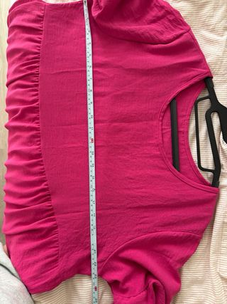 Vestido rosa fúcsia midi/maxi