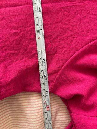 Vestido rosa fúcsia midi/maxi