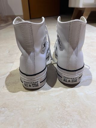Converse All Star Plataforma Blancas