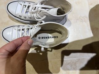 Converse All Star Plataforma Blancas