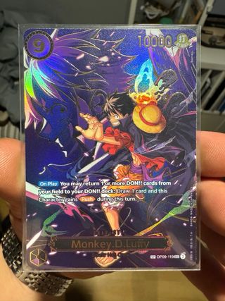 Luffy OP09-119 Carta SP One Piece OP13