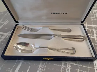 Set 3 posate in argento