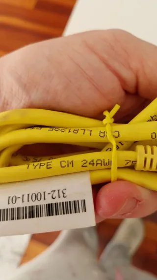 Cable Ethernet Amarillo 151cm