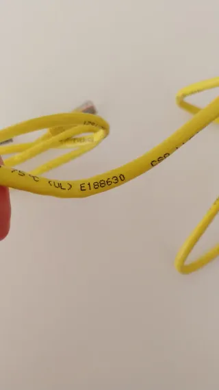 Cable Ethernet Amarillo 151cm