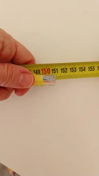 Cable Ethernet Amarillo 151cm