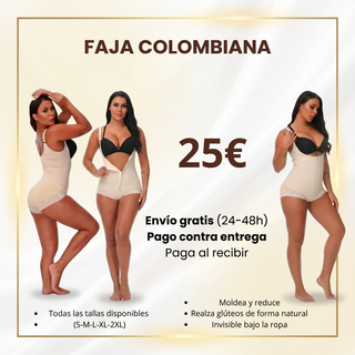 Faja Colombiana Moldeadora Beige