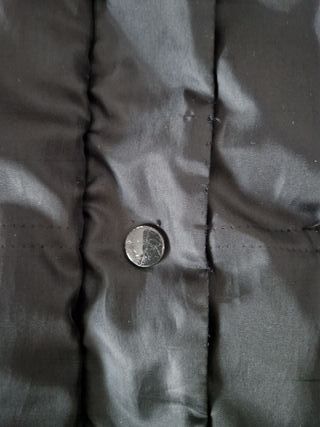 Abrigo acolchado negro talla 46-48