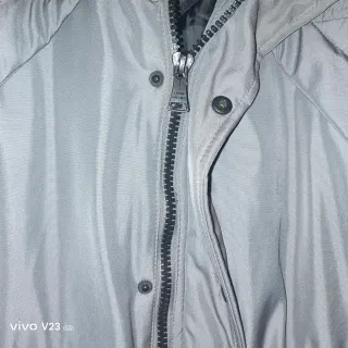 Abrigo Bershka gris antracita hombre