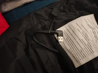 Abrigo Calefactado Negro