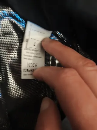 Abrigo Calefactado Negro